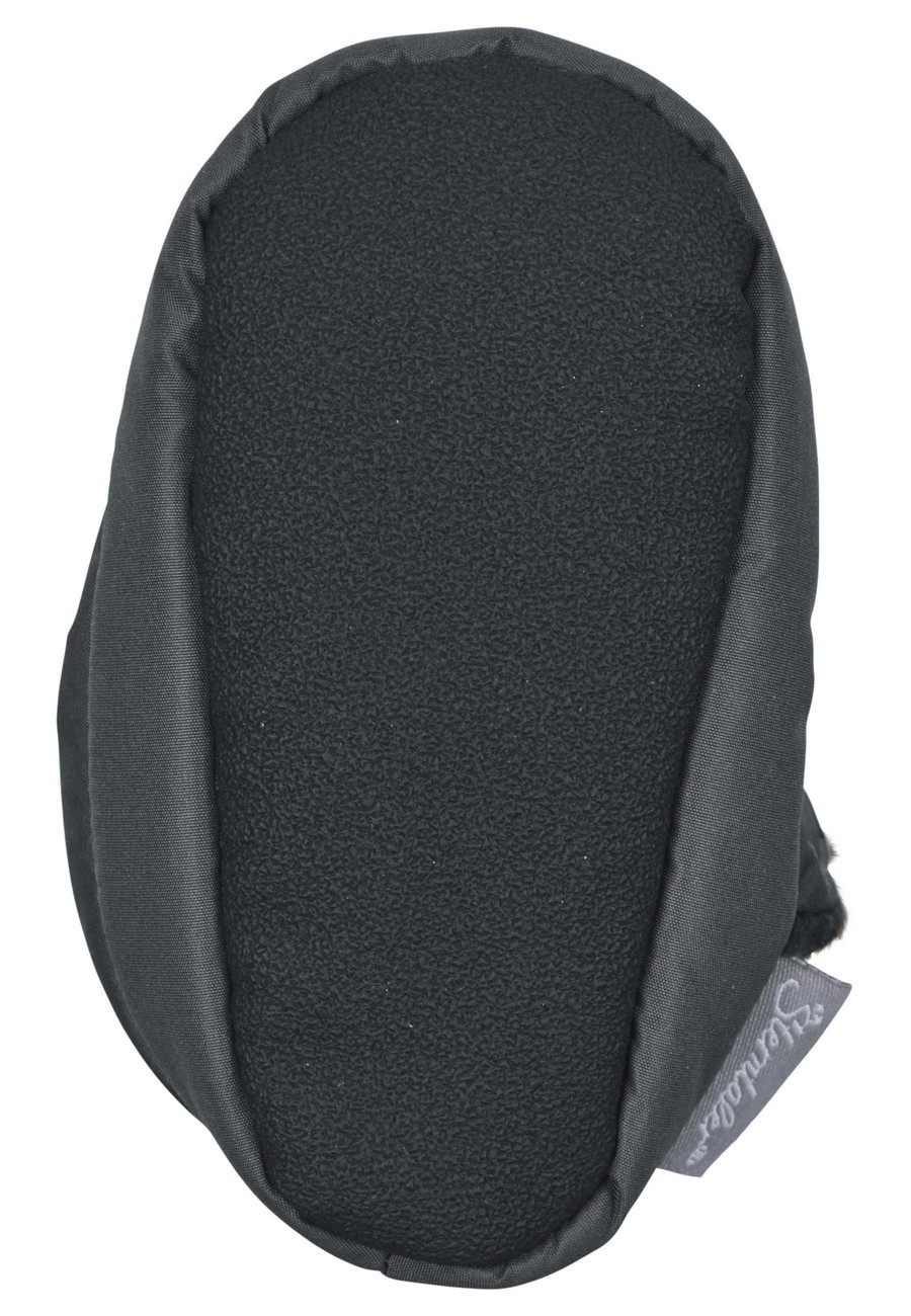 Sterntaler botičky textilní zimní šusťák, dlouhý, suchý zip, šedé, tmavě šedý pruh 5102223