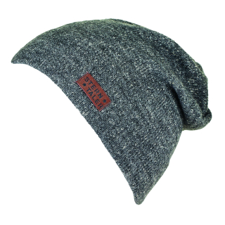 Sterntaler čepice uni spadlá, šedý melír 4522001