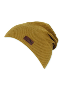 Sterntaler čepice uni spadlá, jemný proužek, hořčicová 4522100