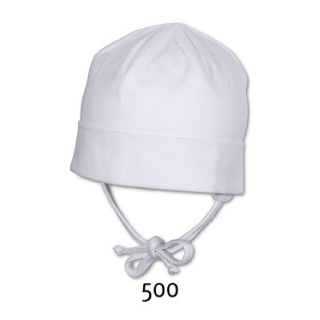 Sterntaler Čepička baby uni bavlněný jerzey dvojitá bílá 1501401