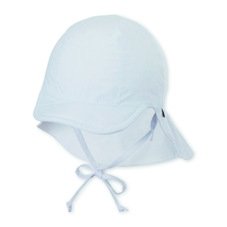 Sterntaler Čepice PURE kšilt, plachetka, zavazovací, UV 50+ bílá 1511410
