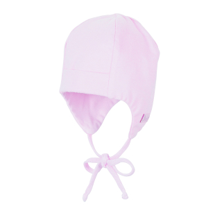 Sterntaler Čepice jerzey ušanka jednobarevná UV, růžová, 4001455