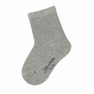 Sterntaler Ponožky PURE, světle šedé, 1 pár 8501400