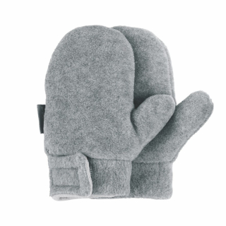 Sterntaler Rukavičky kojenecké PURE fleece palčáky šedé 4301420
